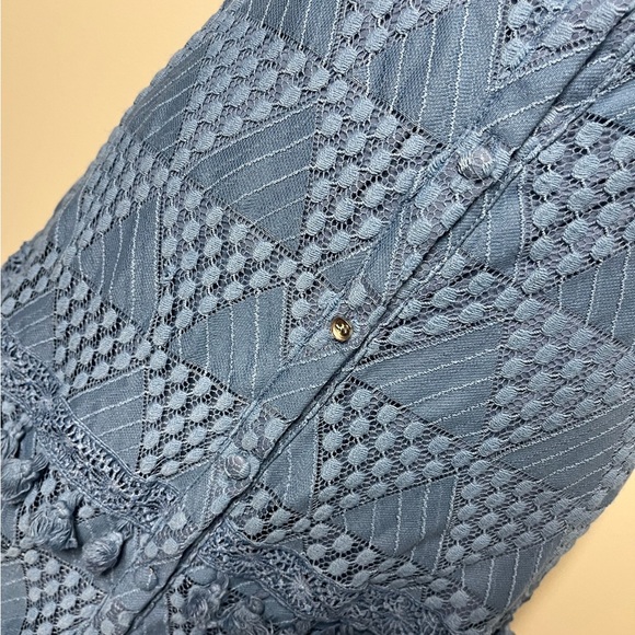 NWT Tularosa Monica dress, size S, Slate Blue, Boho Dress CB45 - Picture 8 of 8